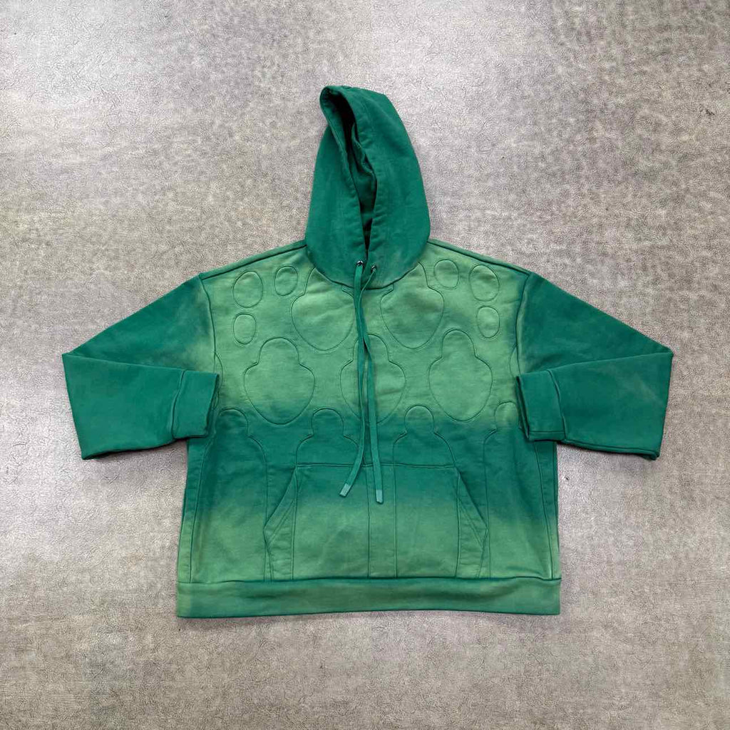 WHO DECIDES WAR Hoodie "CHAPEL" Green Used Size M