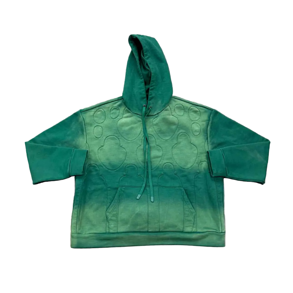 WHO DECIDES WAR Hoodie "CHAPEL" Green Used Size M