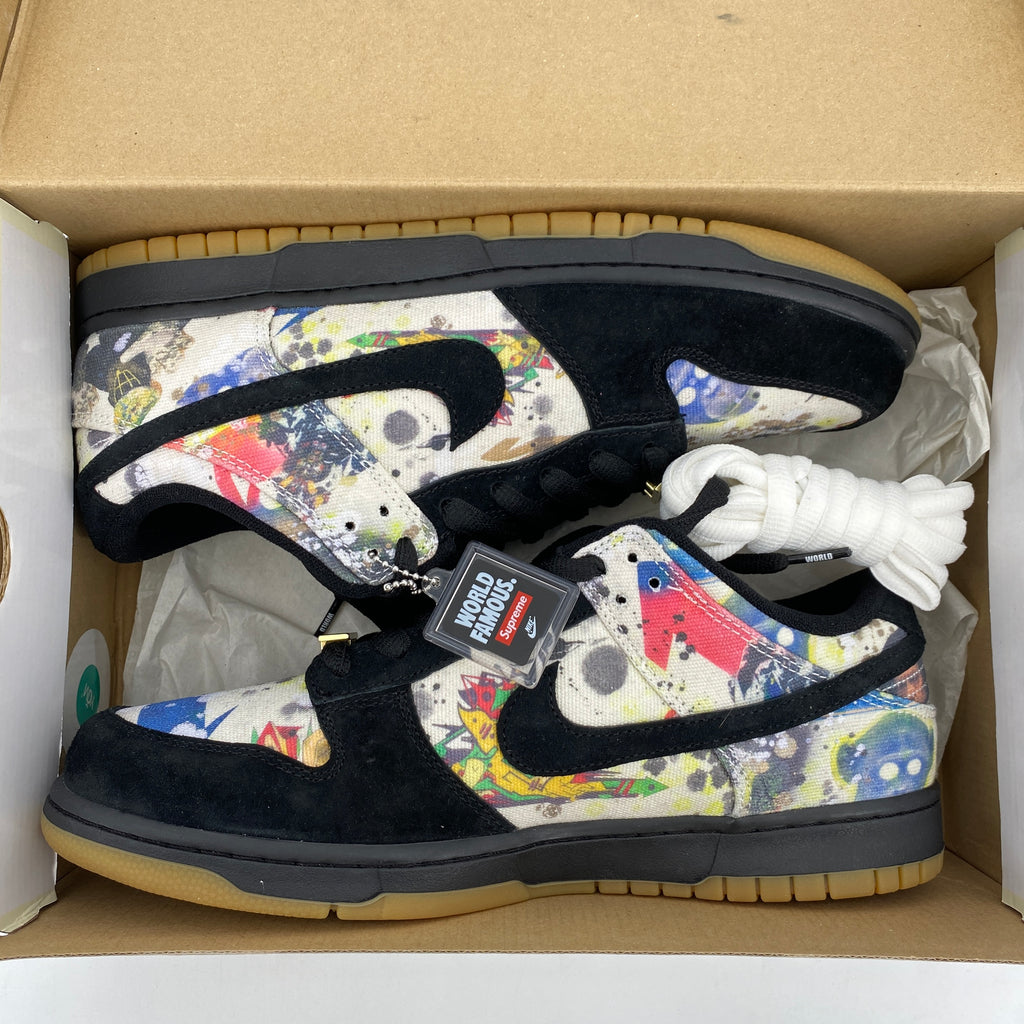 Nike SB Dunk Low "Supreme Rammellzee" 2023 New Size 10.5