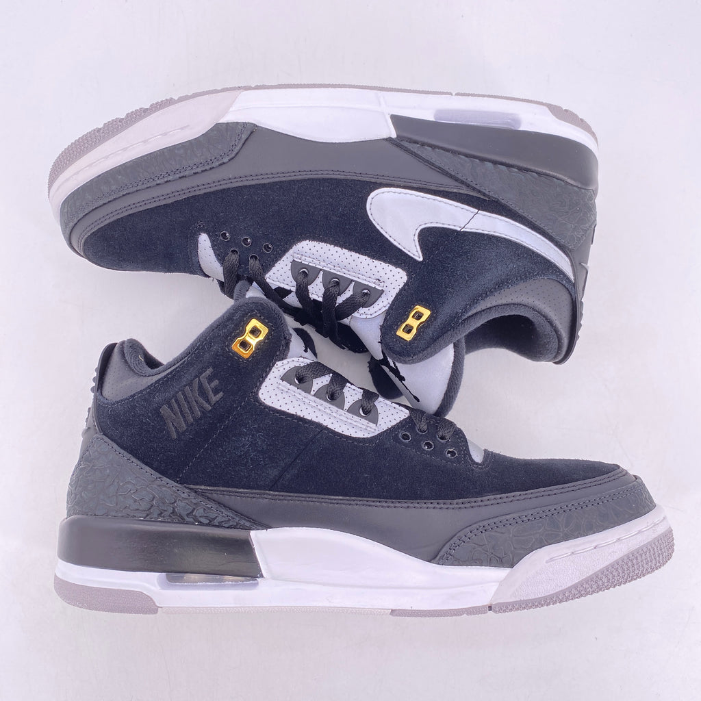 Air Jordan 3 Retro "Tinker Black Cement Gold" 2019 Used Size 11