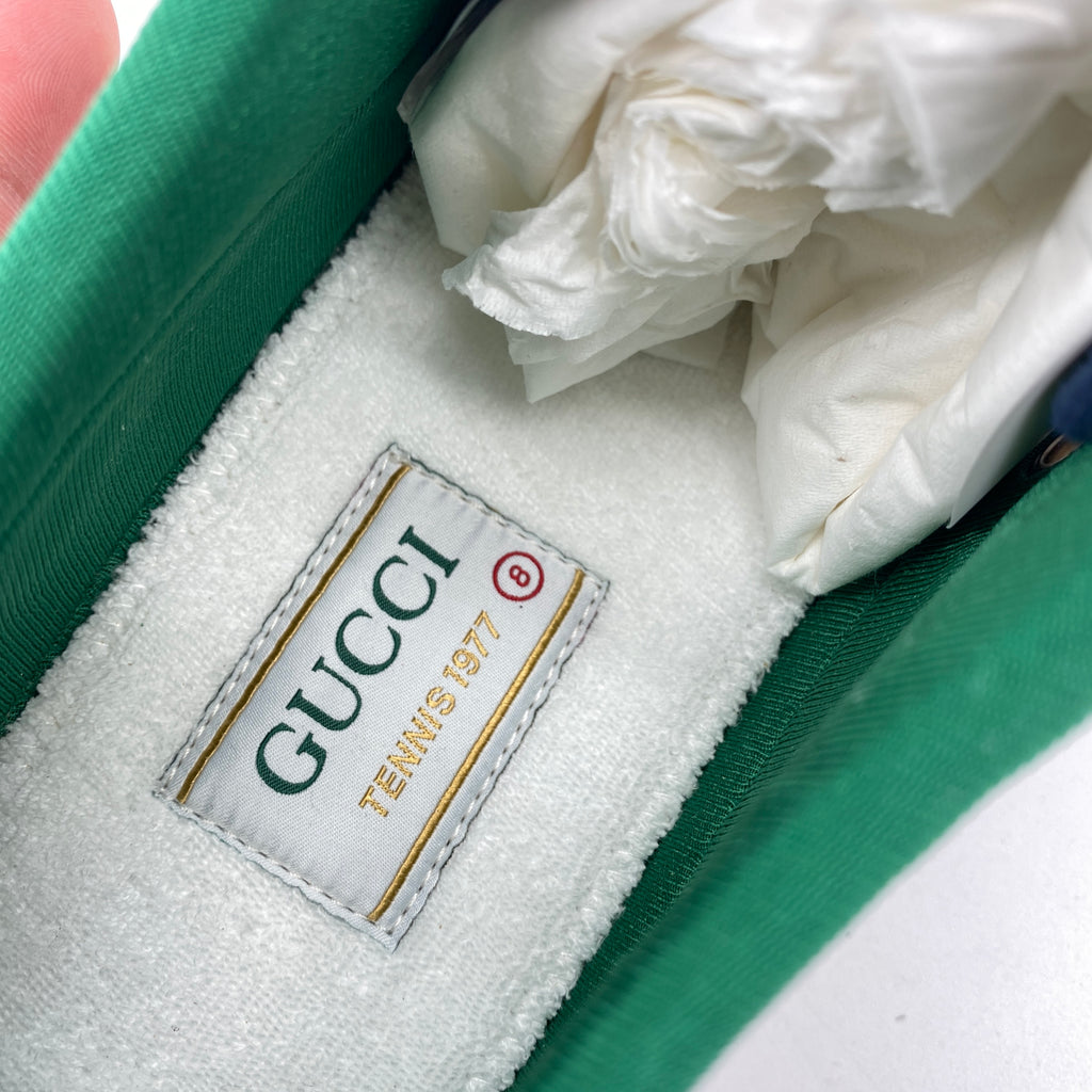 Gucci Ace Sneaker Low "Tennis 1977"  New Size 8G