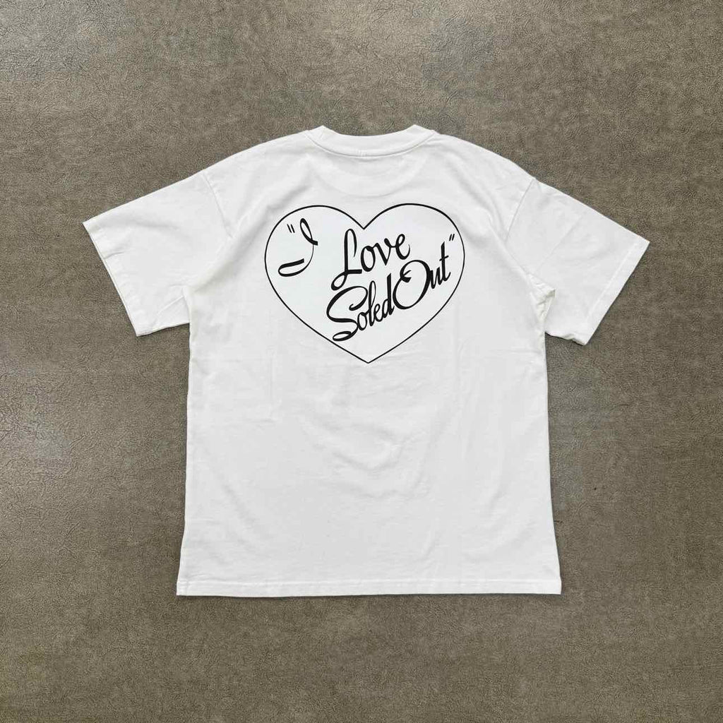 Soled Out T-Shirt "I LOVE LUCY" White New Size L