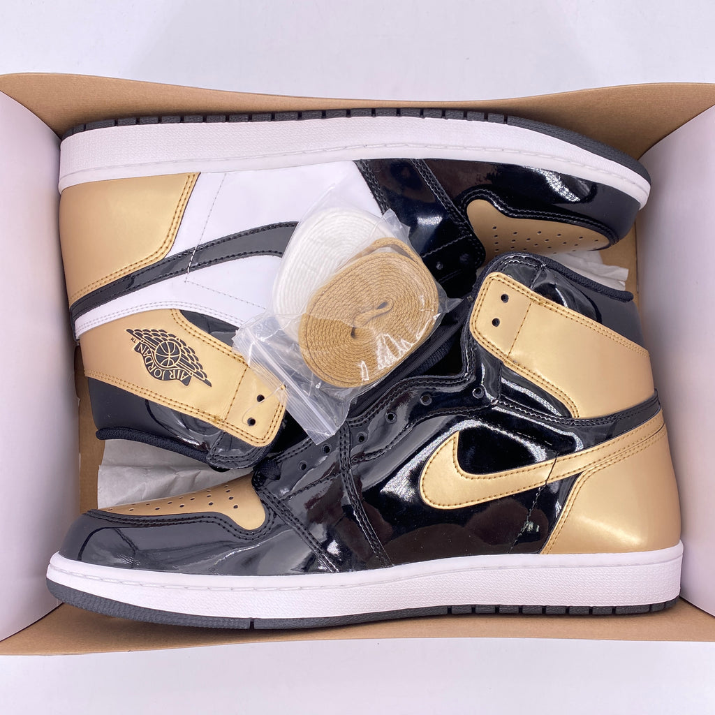 Air Jordan 1 Retro High OG "Gold Toe" 2018 New Size 13