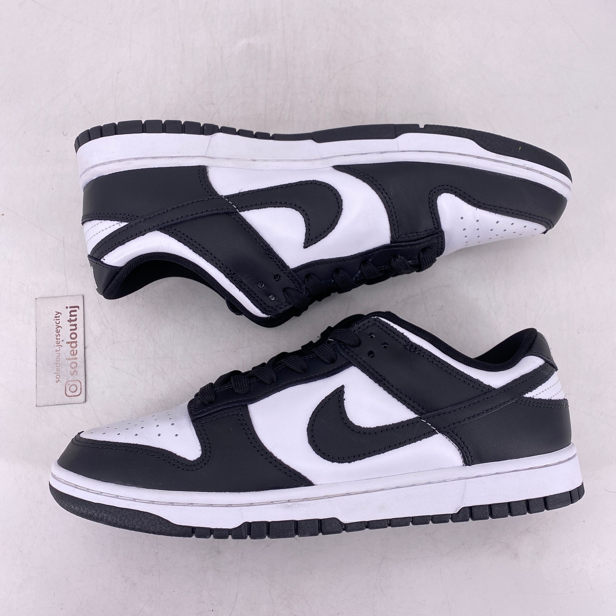 Nike Dunk Low &quot;Black White&quot; 2021 Used Size 11