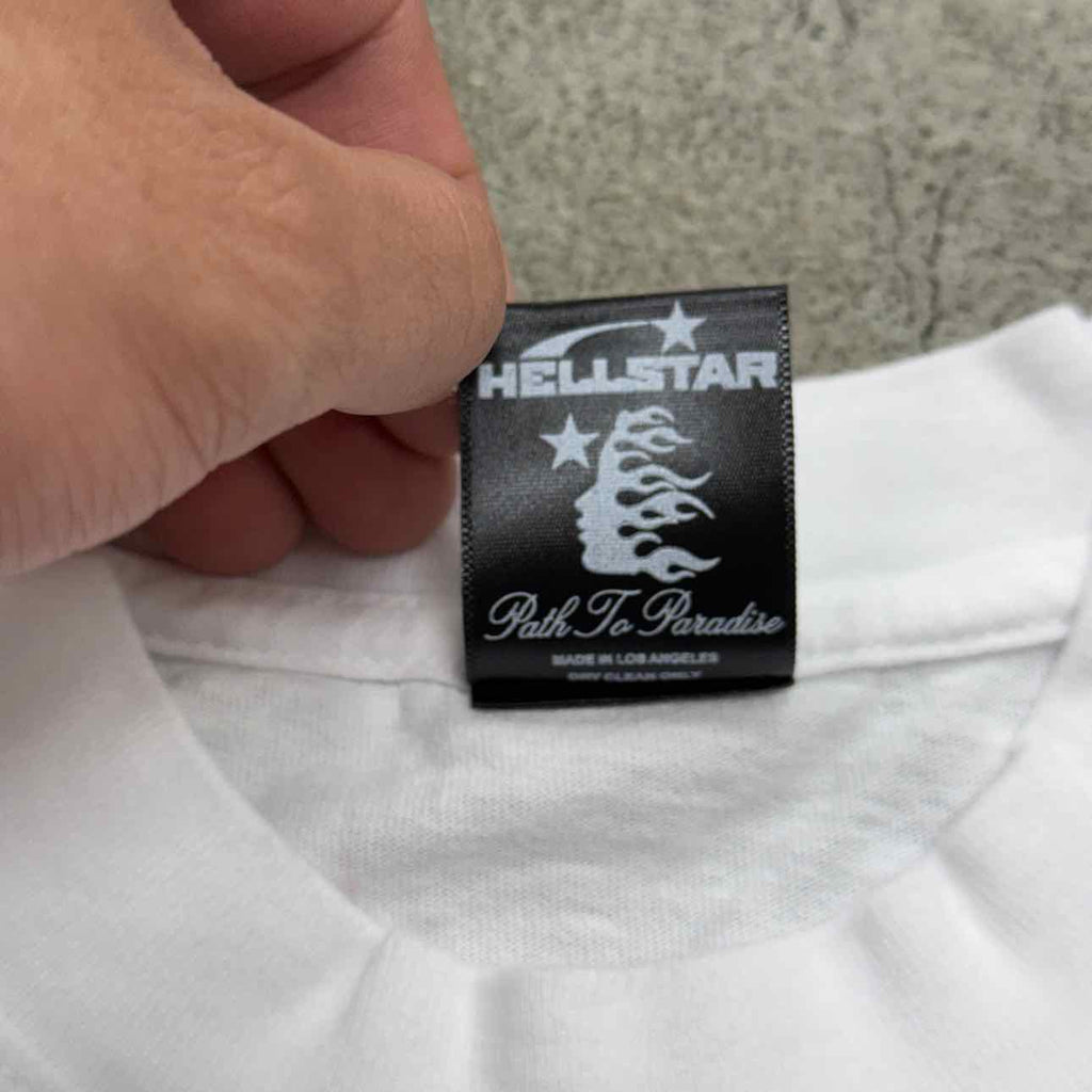 Hellstar Long Sleeve "RECORDS" White New Size L