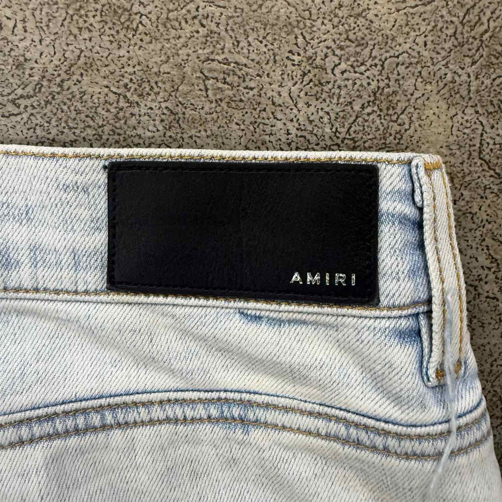 Amiri Jeans "COLLEGE LOGO" Blue Used Size 32