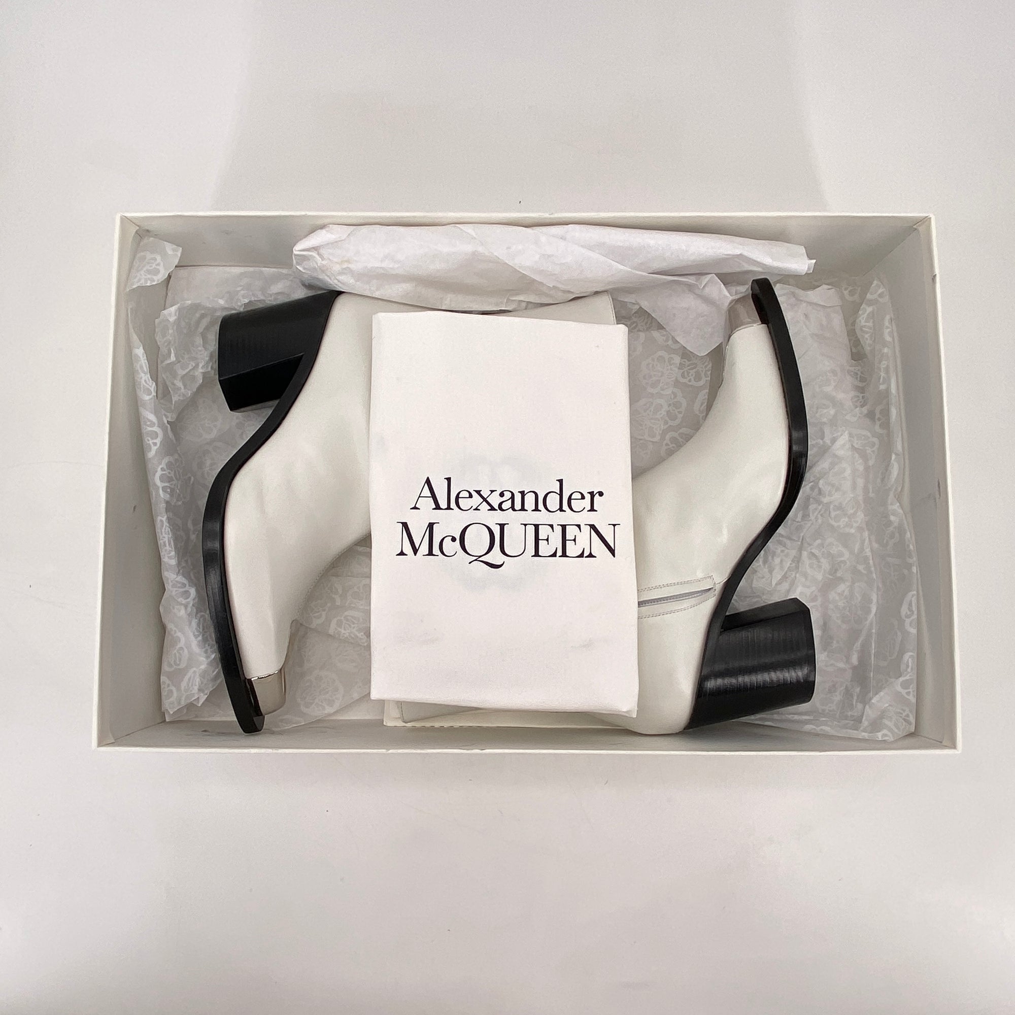 Alexander McQueen Boot &quot;Boxcar Calfskin&quot;  New Size 38.5W