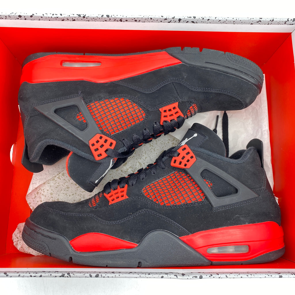 Air Jordan 4 Retro "Red Thunder" 2022 Used Size 11.5