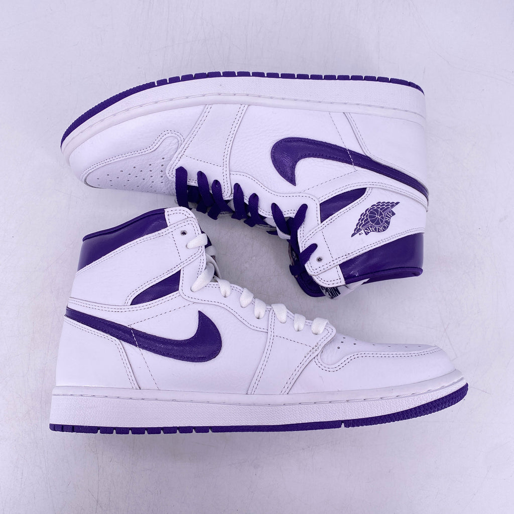 Air Jordan (W) 1 Retro High OG "Court Purple" 2021 New Size 10.5W