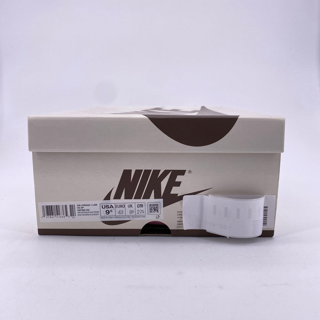 Air Jordan 1 Retro Low "Velvet Brown" 2024 New Size 9.5