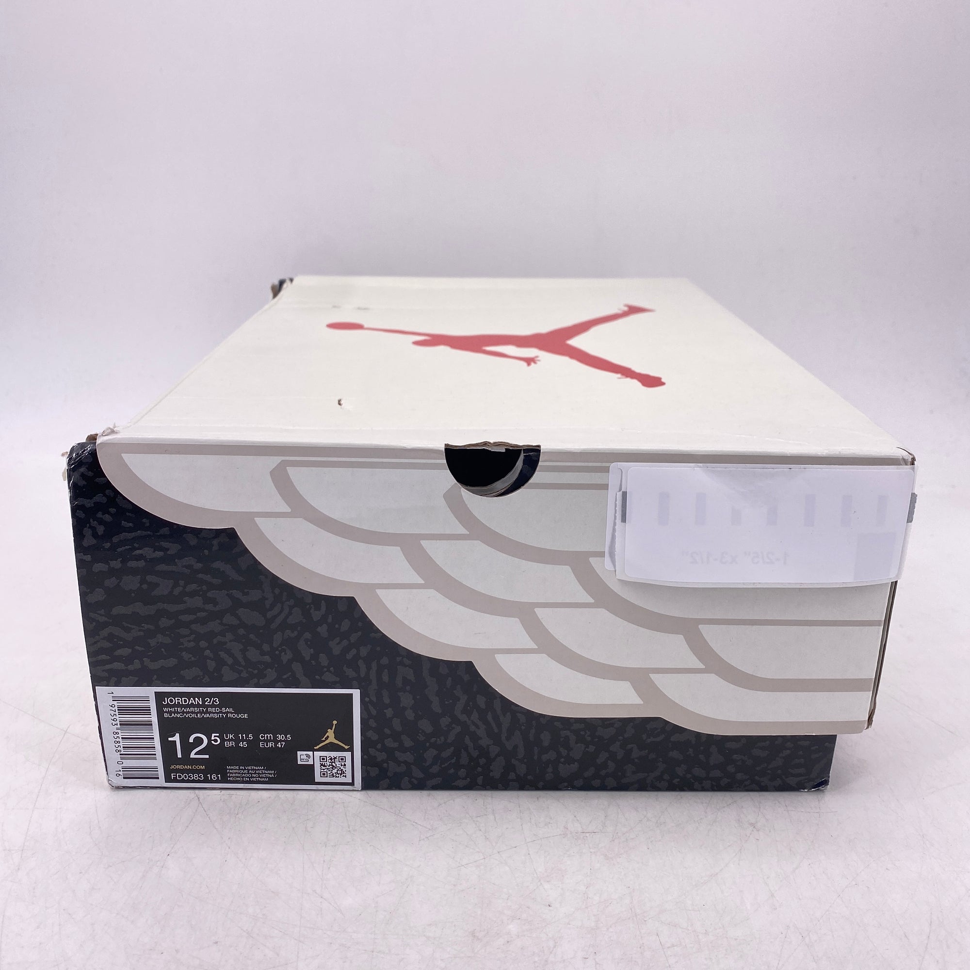 Air Jordan 2/3 Retro &quot;White Varsity Red&quot; 2024 New Size 12.5