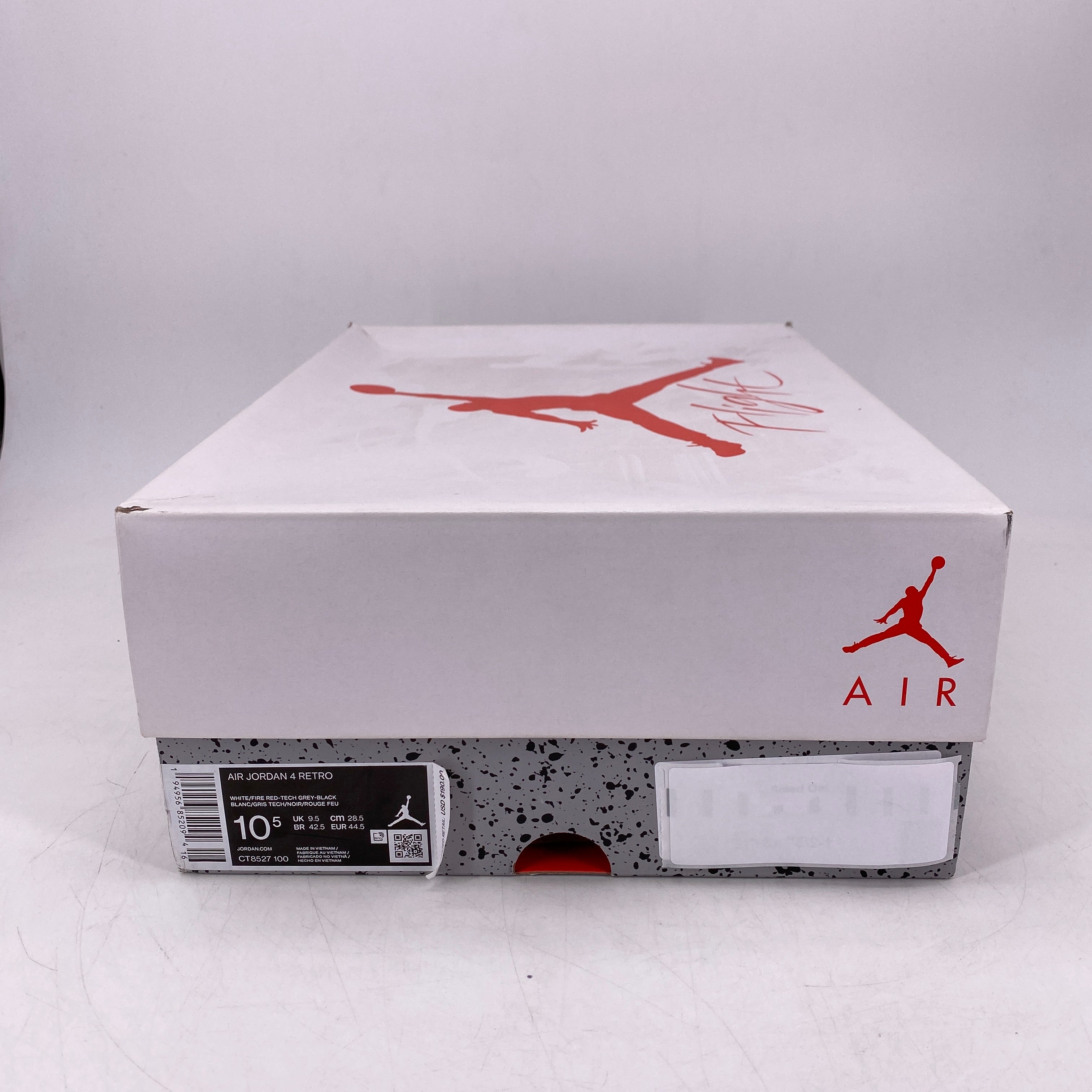 Air Jordan 4 Retro &quot;White Oreo&quot; 2021 New Size 10.5