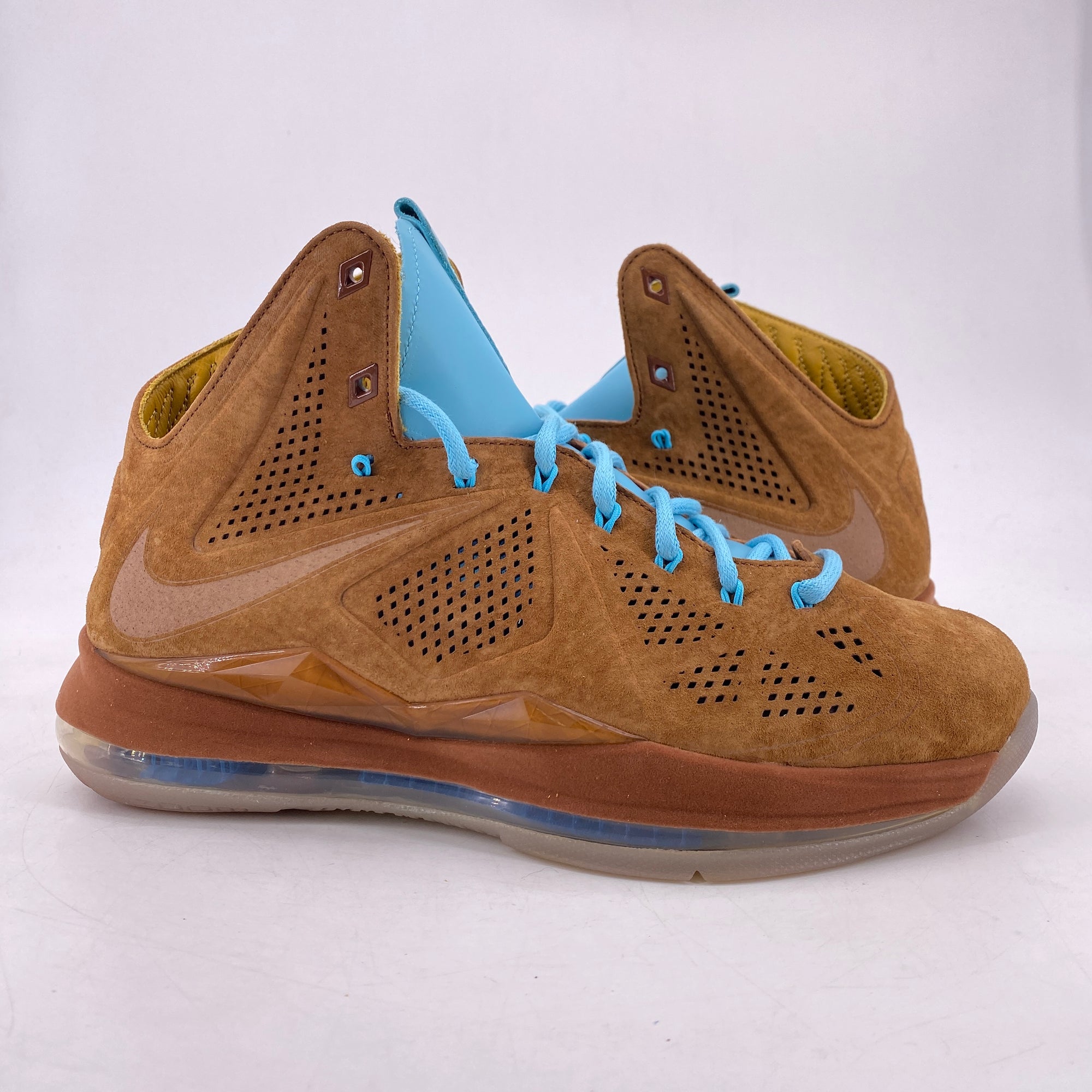 Nike Lebron 10 EXT &quot;Hazelnut&quot; 2013 New Size 9.5