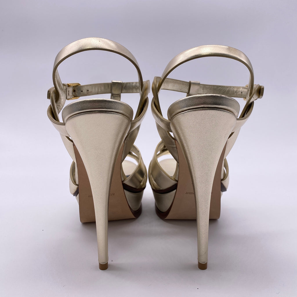 Saint Laurent Tribute "105 Ysl Heels"  New Size 37.5