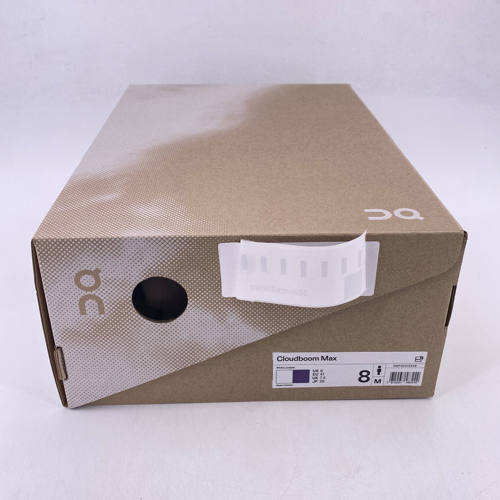 ON Cloudboom "White Juniper" 2026 New Size 8