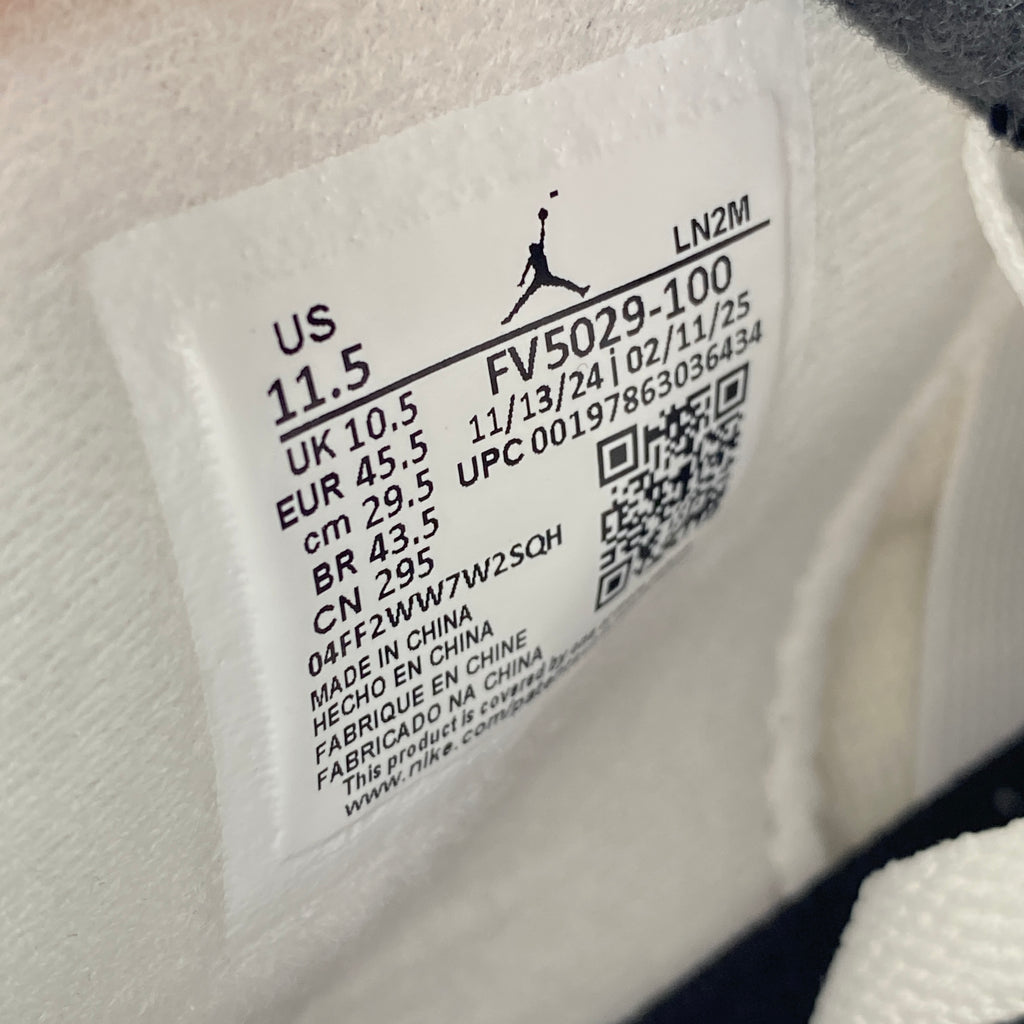 Air Jordan 4 Retro "White Cement" 2025 New Size 11.5