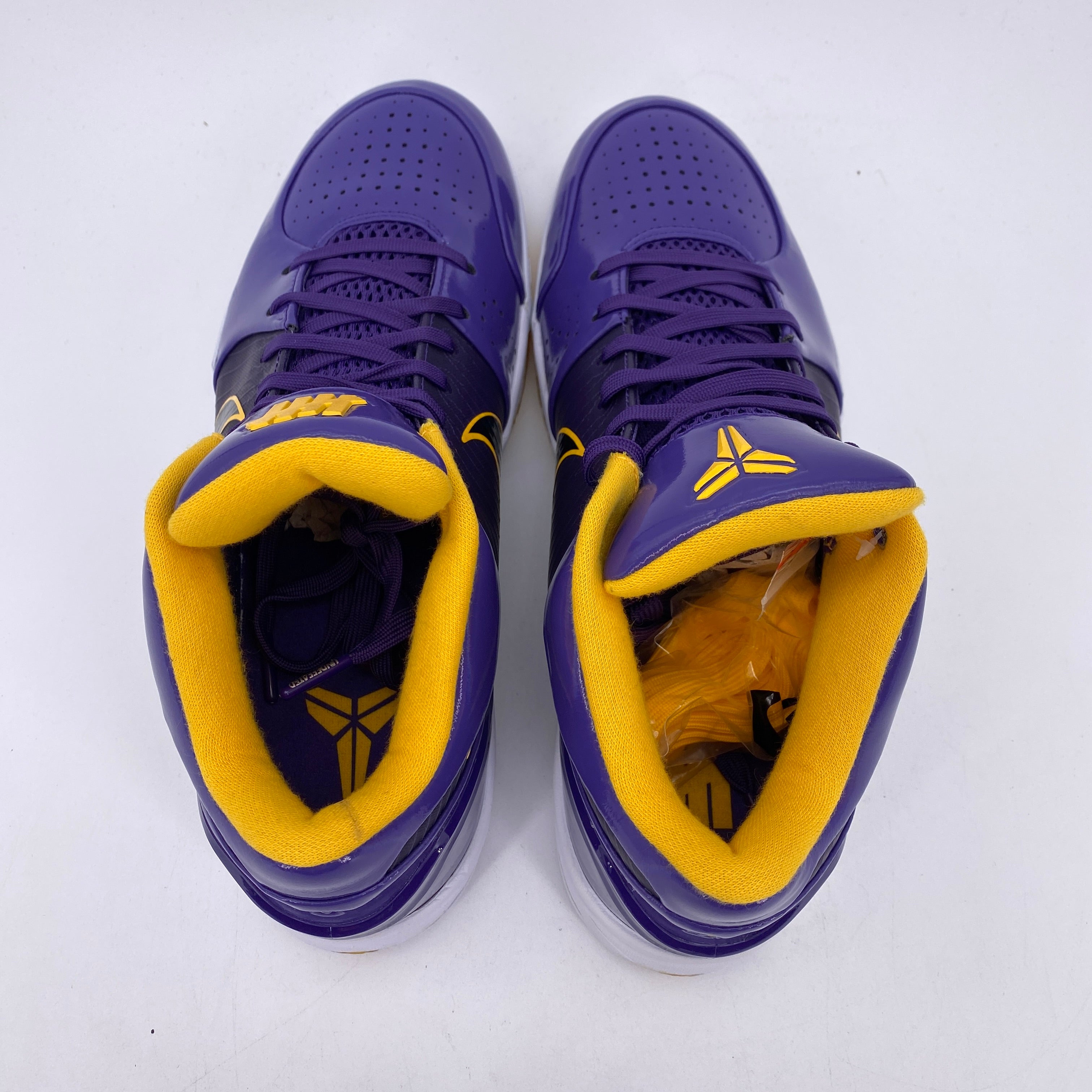 Nike Kobe 4 Protro &quot;Undftd Lakers&quot; 2019 New Size 10