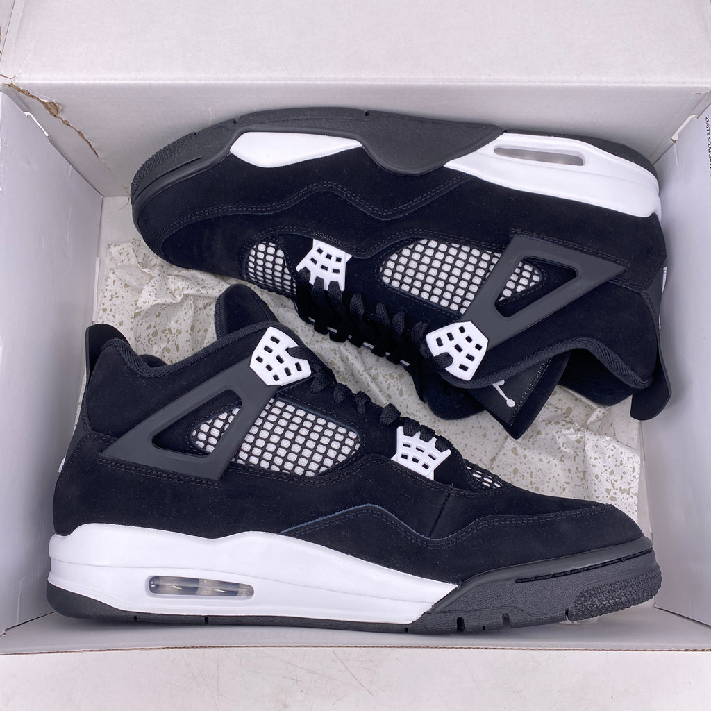 Air Jordan 4 Retro "White Thunder" 2024 New Size 12