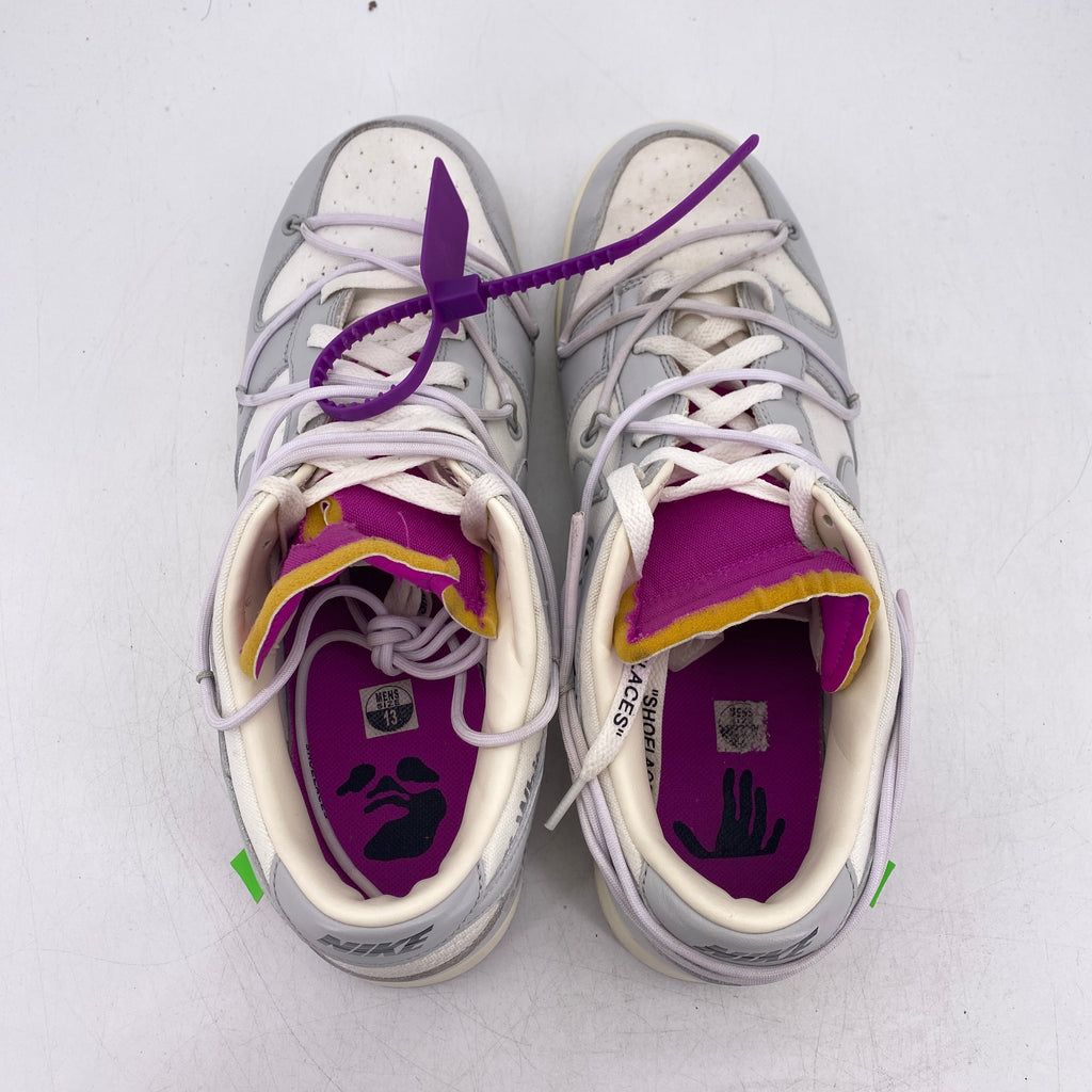 Nike Dunk Low / OW "Lot 3" 2021 Used Size 13