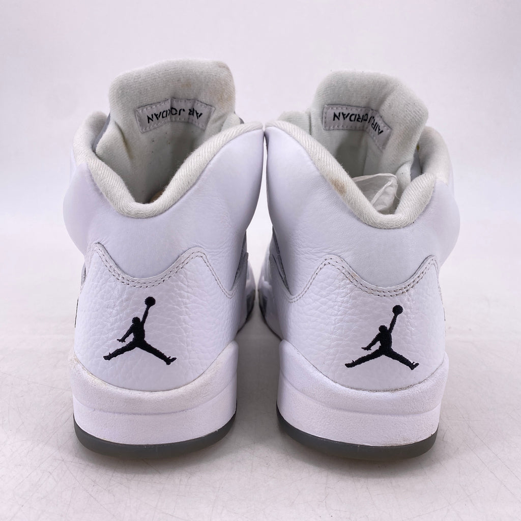 Air Jordan 5 Retro "Metallic White" 2015 Used Size 9
