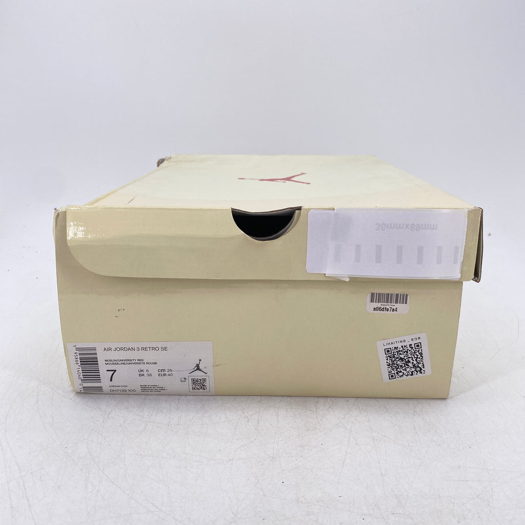 Air Jordan 3 Retro "Muslin" 2022 Used Size 7