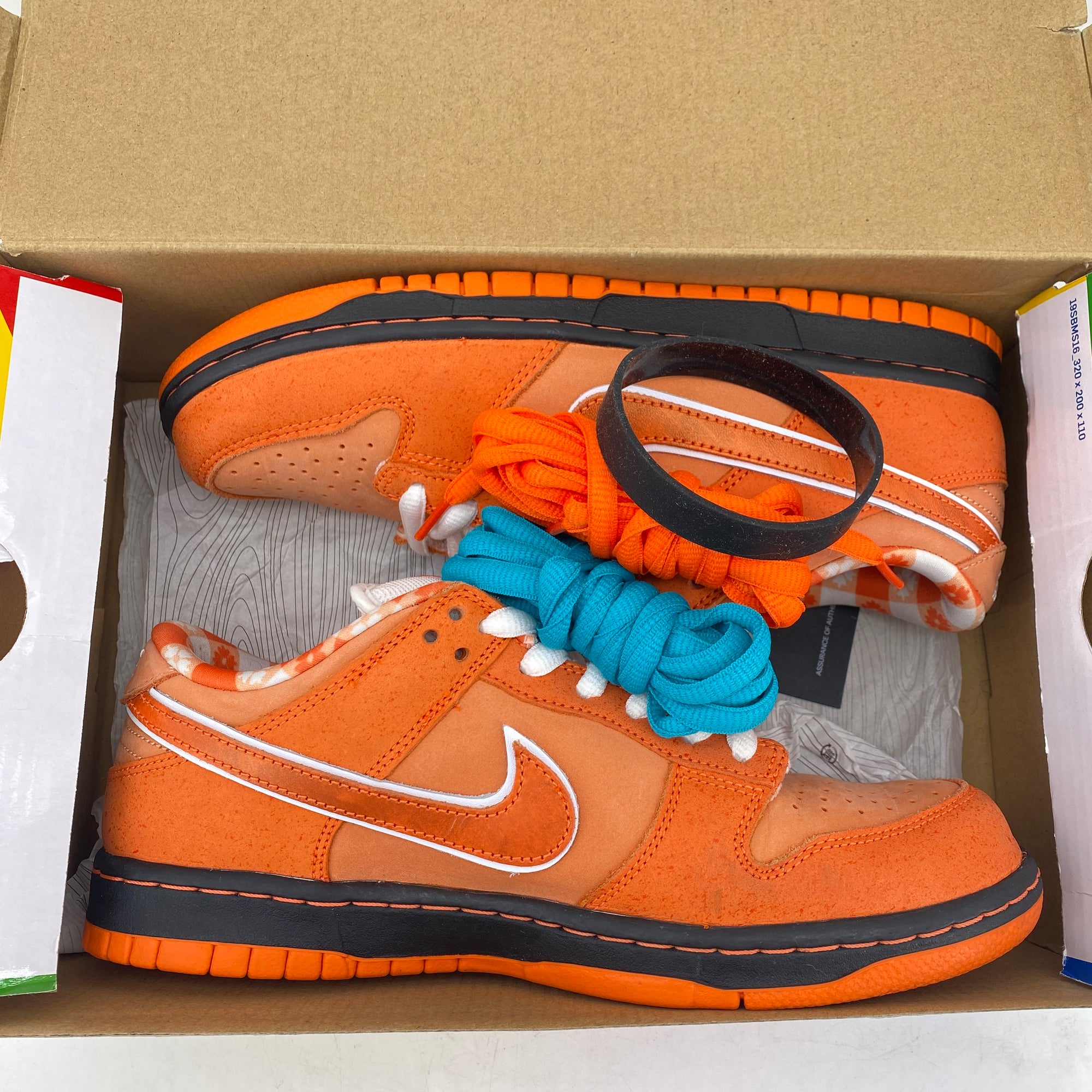 Nike SB Dunk Low &quot;Orange Lobster&quot; 2022 Used Size 8