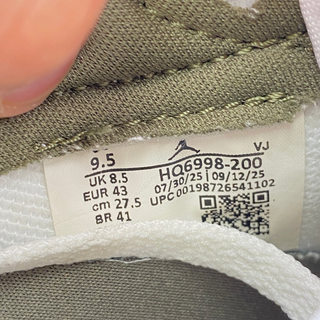 Air Jordan 1 Retro Low "Medium Olive" 2026 Used Size 9.5