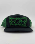 Chrome Hearts Trucker Hat "HOLLYWOOD" Used Green Size OS