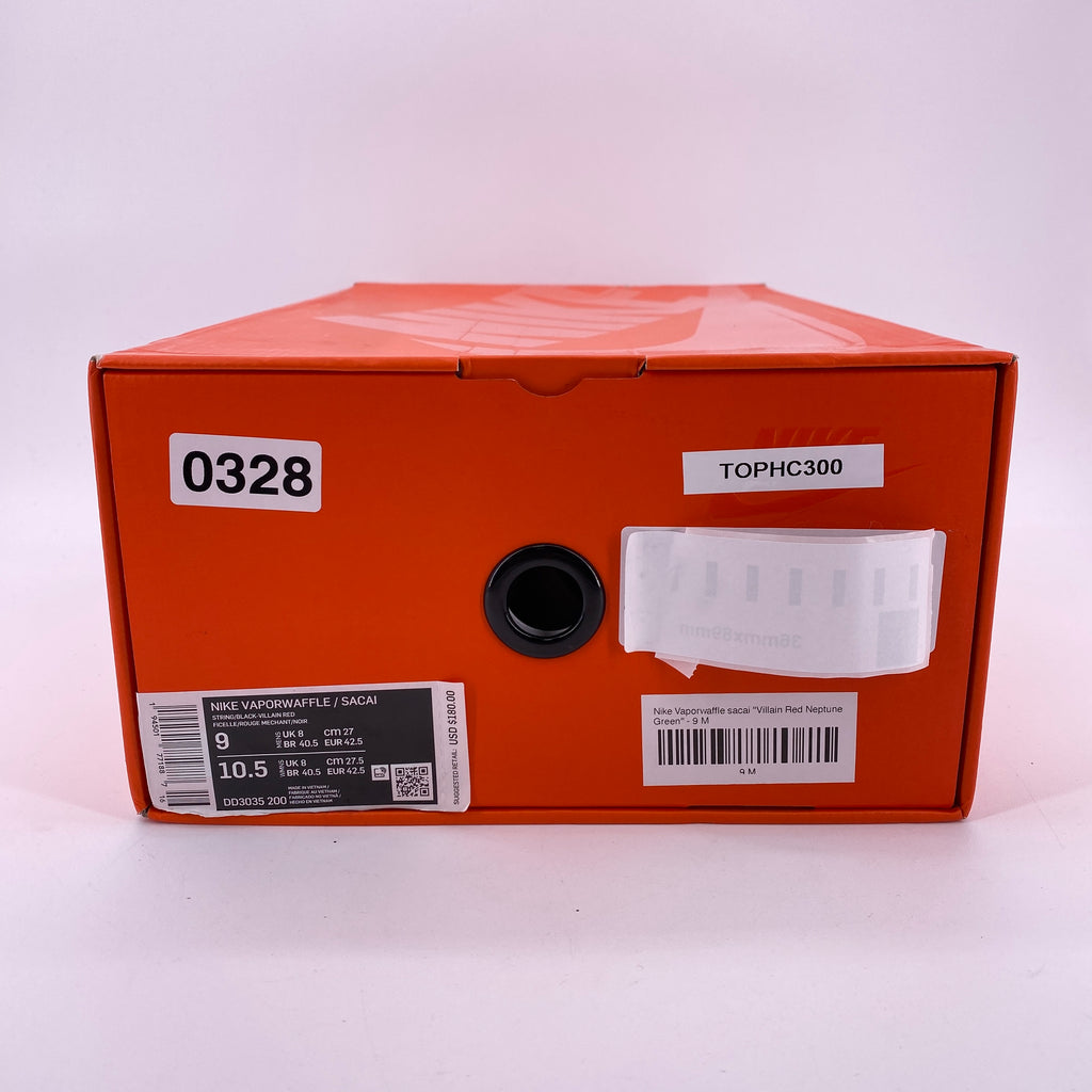 Nike Vaporwaffle / Sacai "Villian Red" 2020 Used Size 9