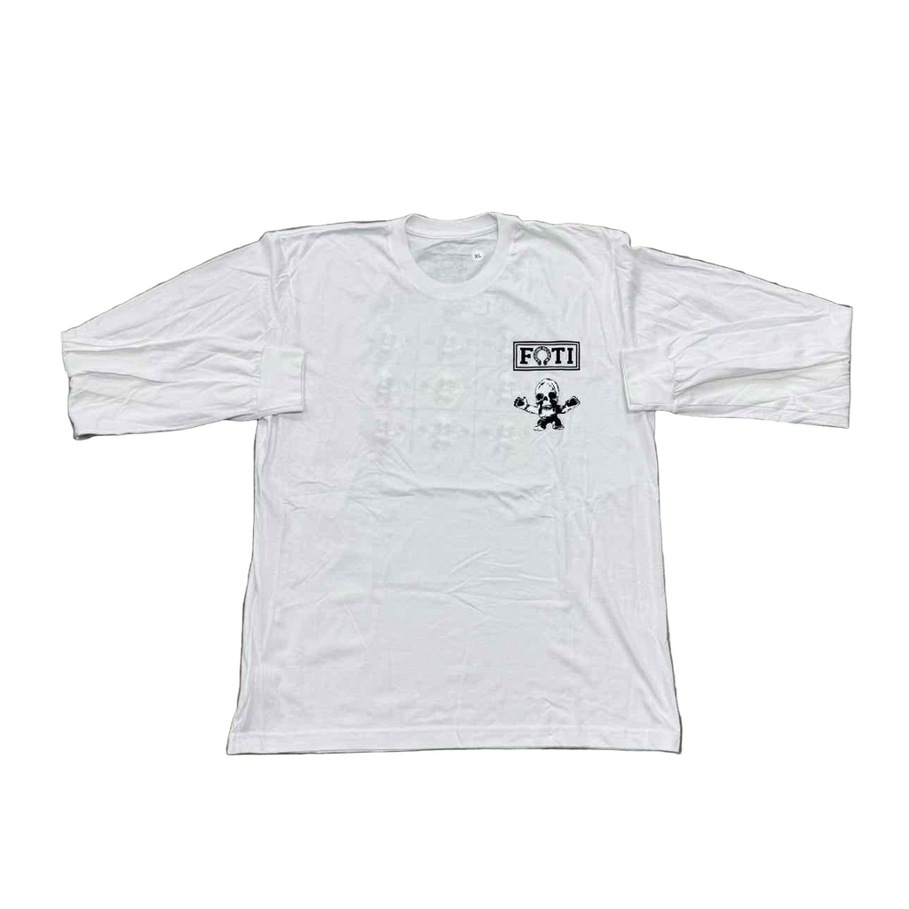 Chrome Hearts Long Sleeve "FOTI" White New Size XL