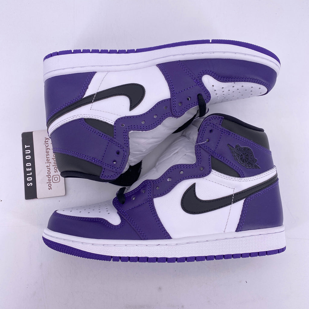 Air Jordan 1 Retro High OG "Court Purple 2.0" 2020 New Size 8