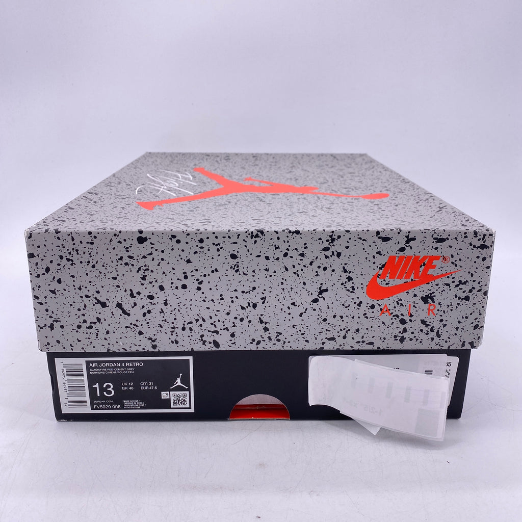 Air Jordan 4 Retro "Bred Reimagined" 2024 New Size 13