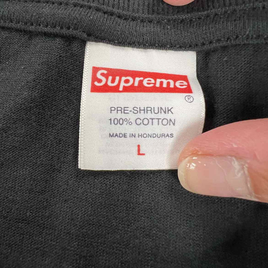 Supreme T-Shirt "GOD SAVE US" Black New Size L