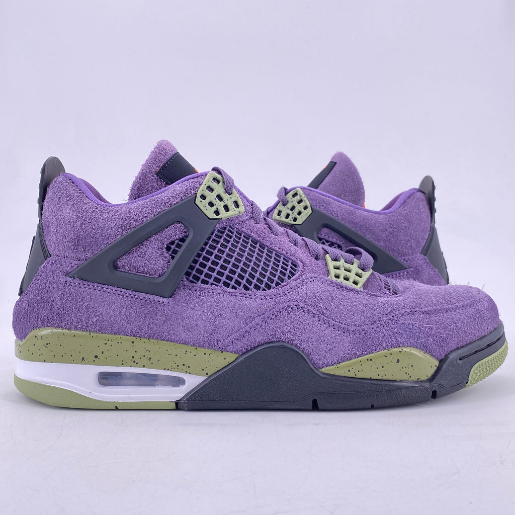 Air Jordan (W) 4 Retro "Canyon Purple" 2022 Used Size 12.5W