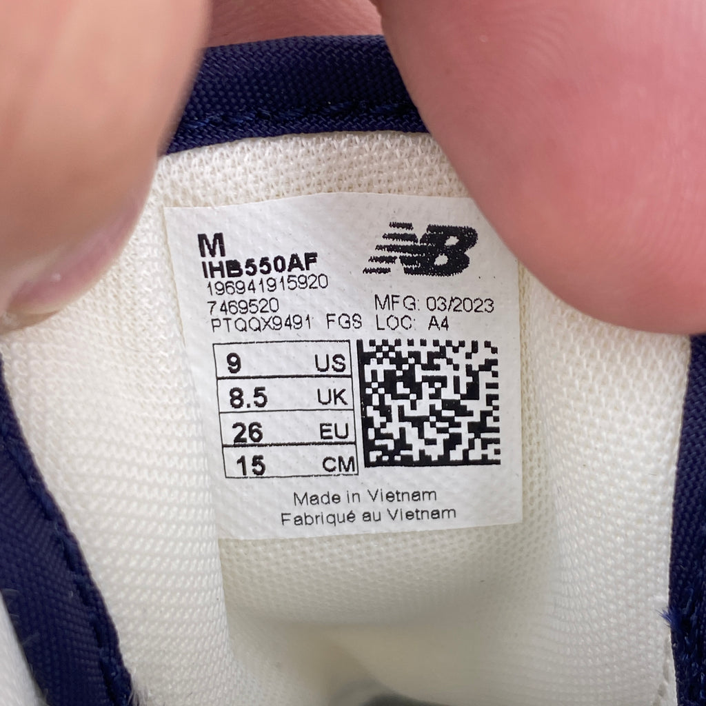 New Balance 550 "Ald Blue"  New Size 9c
