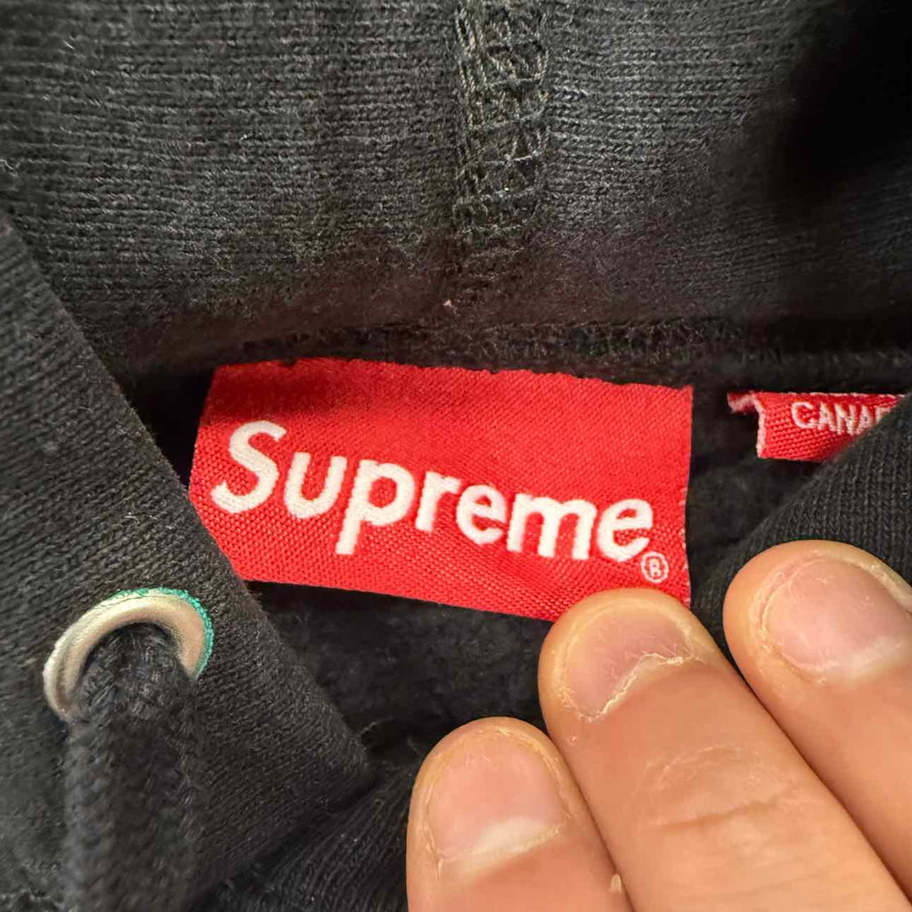 Supreme Hoodie "PORTRAIT" Black Used Size L