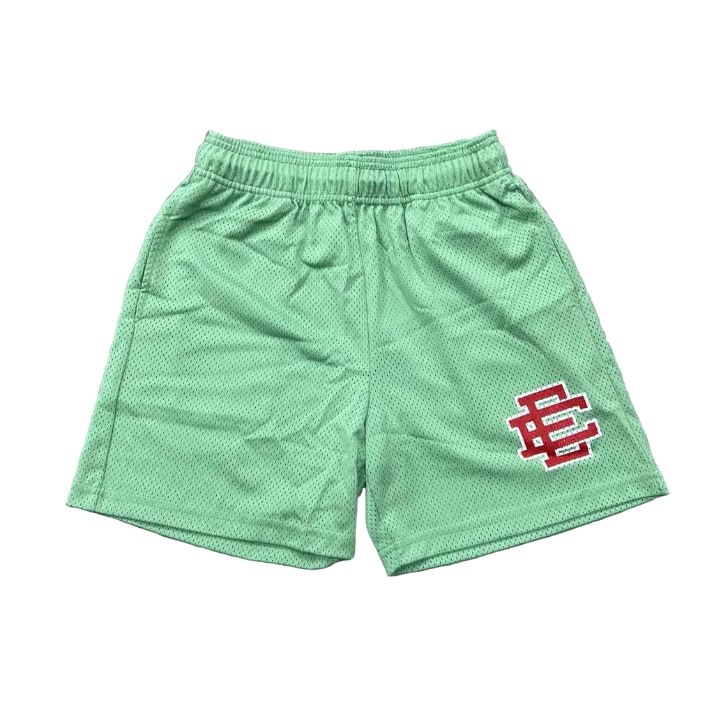 Eric Emanuel Mesh Shorts "JADE GREEN" New Size S