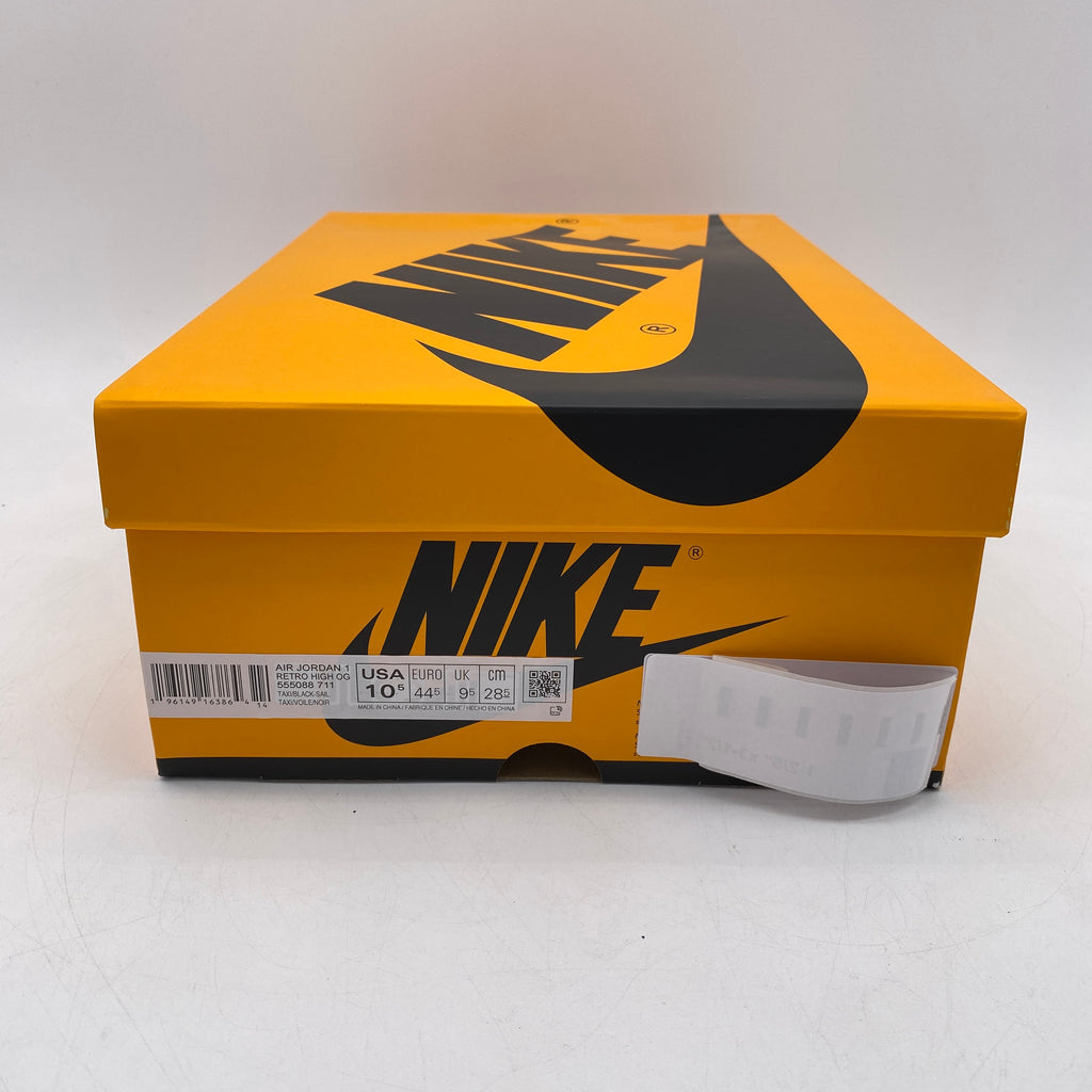 Air Jordan 1 Retro High OG "Taxi" 2022 New Size 10.5