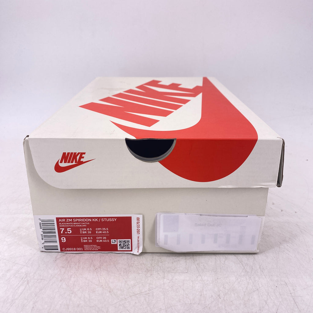 Nike Air ZM Spiridon KK / Stussy "Stussy Black" 2020 New Size 7.5