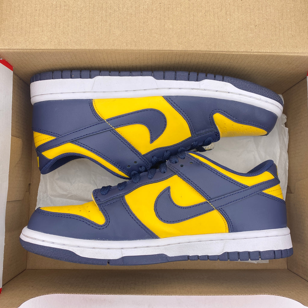 Nike (GS) Dunk Low "Michigan" 2021 Used Size 5.5Y