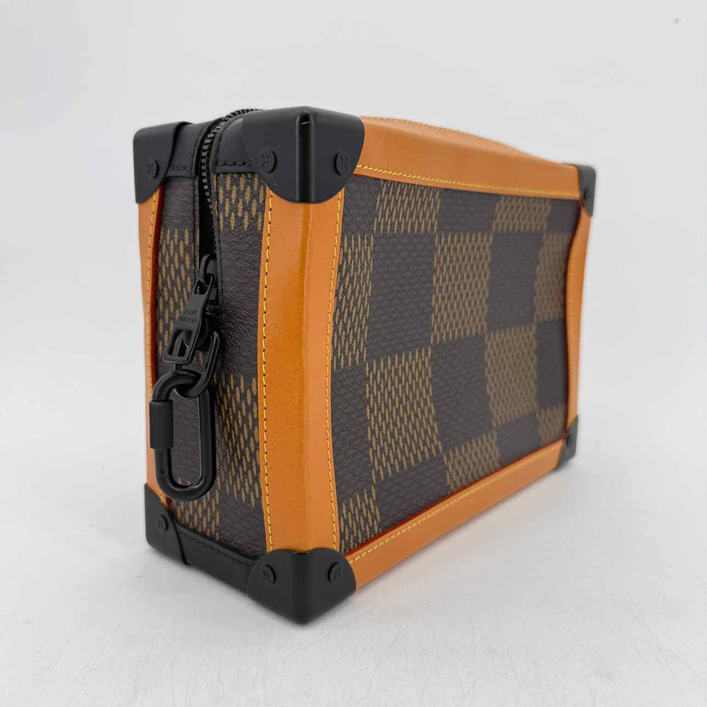 Louis Vuitton Bag "SOFT TRUNK NIGO" Used Brown