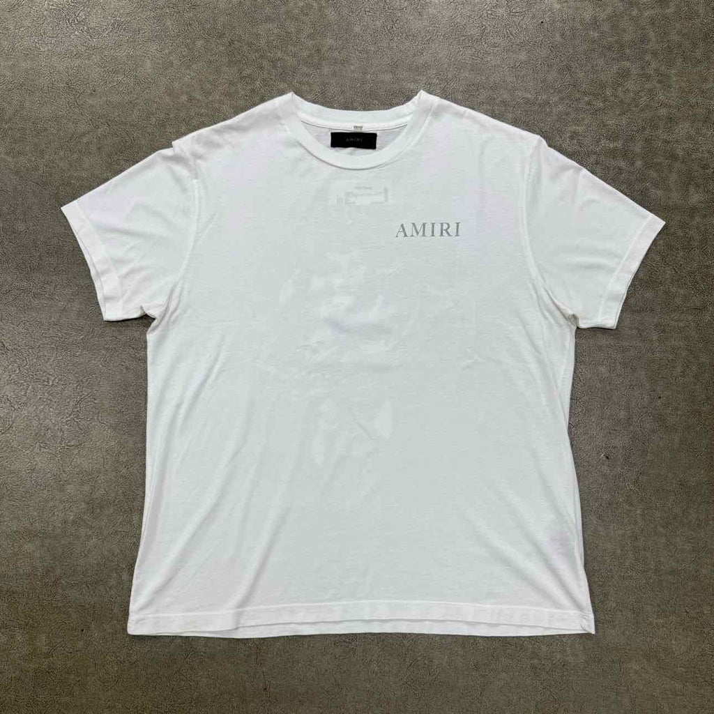 Amiri T-Shirt "ANGEL" White Used Size M