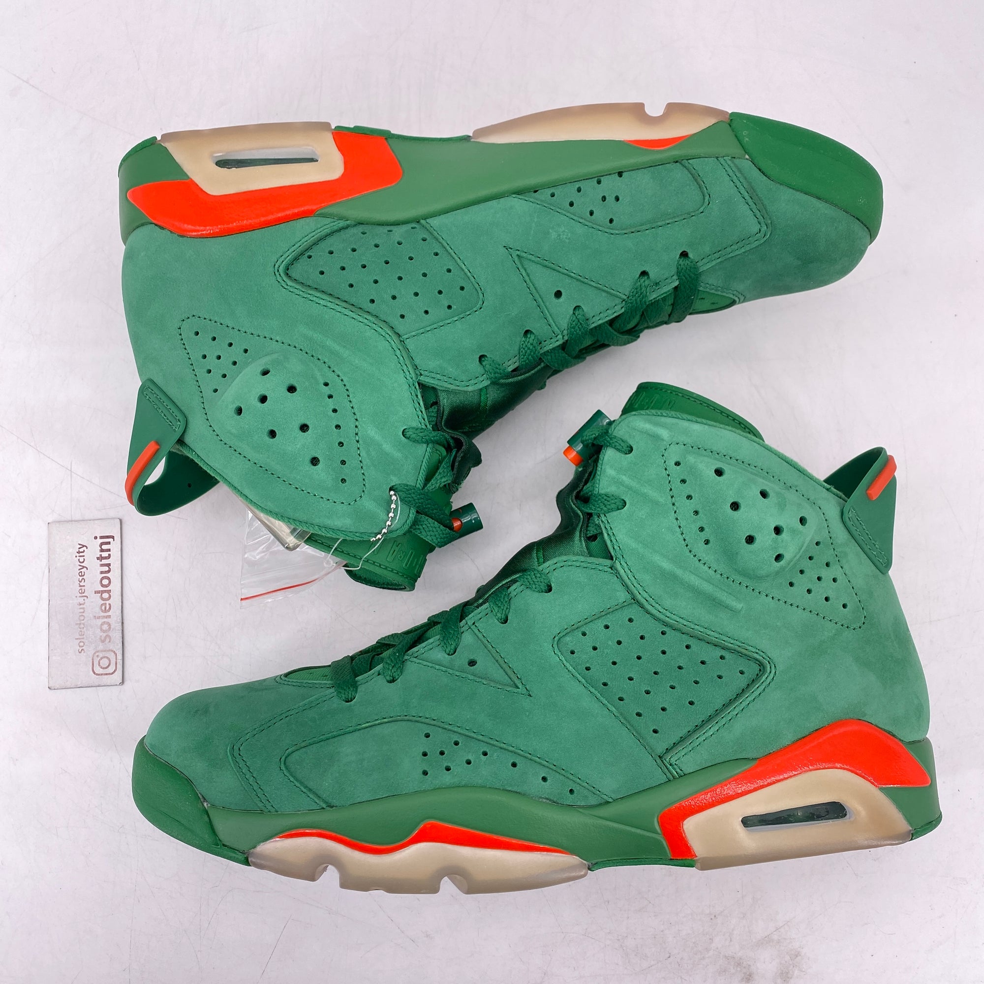 Air Jordan 6 Retro &quot;Gatorade Green&quot; 2017 New Size 11.5