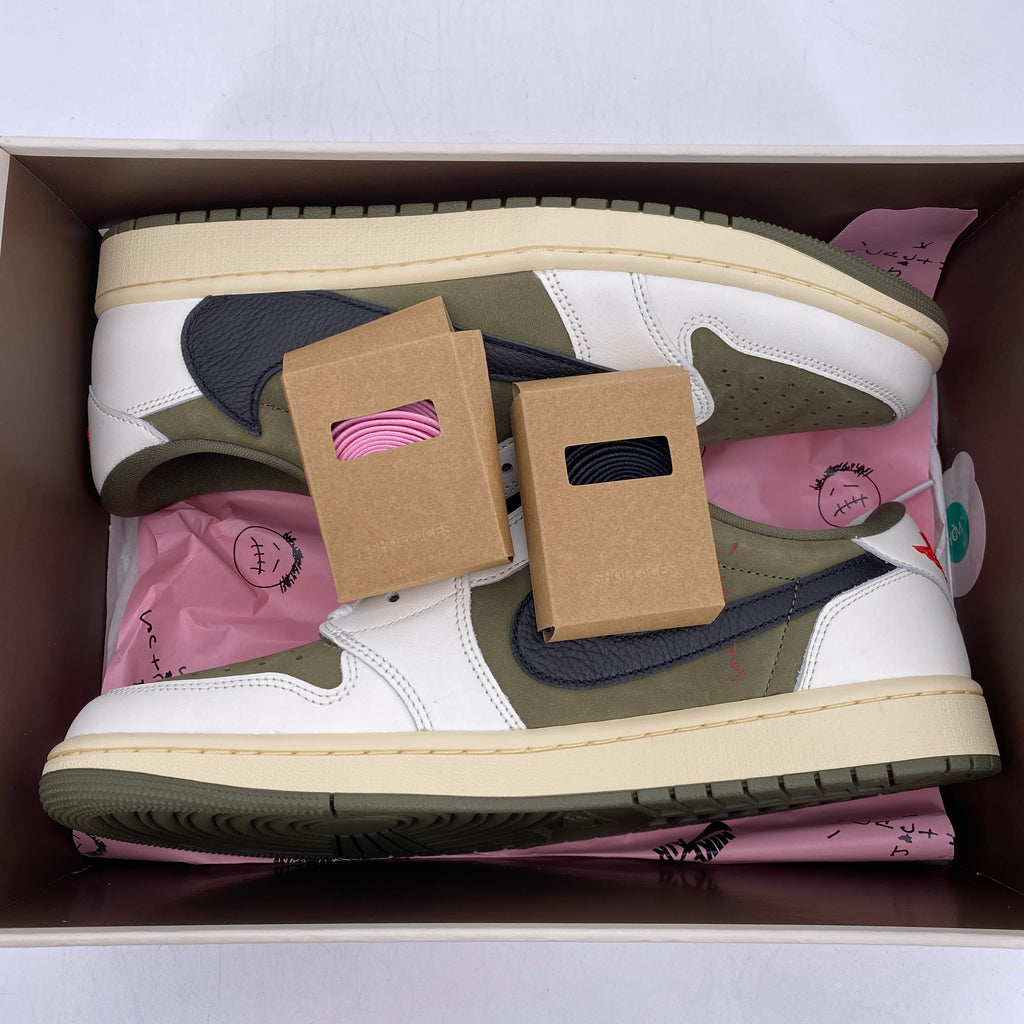 Air Jordan 1 Low OG SP "Travis Scott Medium Olive" 2024 New Size 12