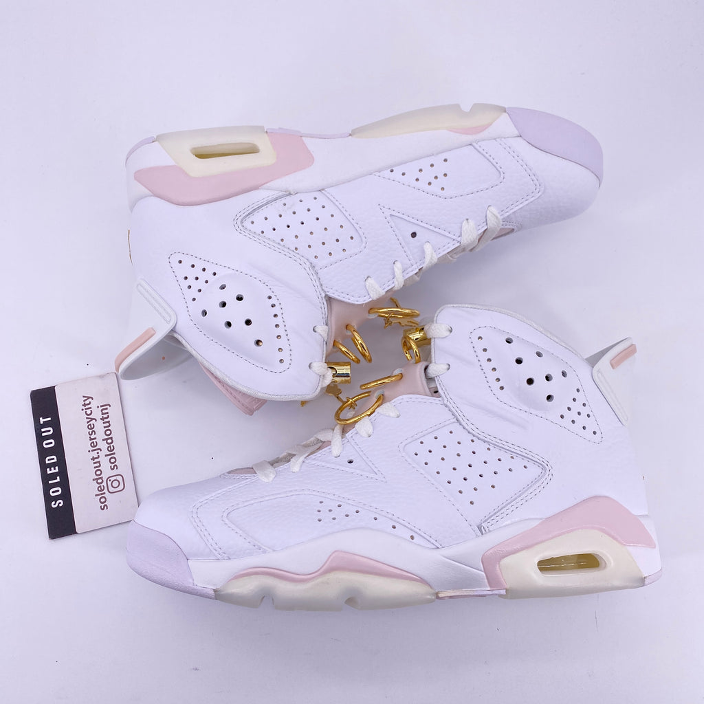 Air Jordan (W) 6 Retro "Gold Hoops" 2021 New Size 8.5W