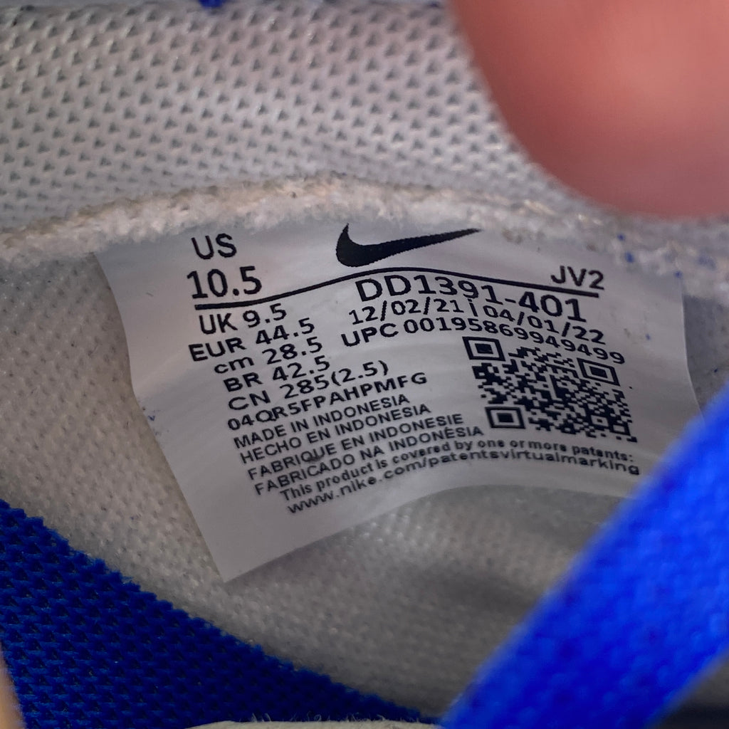 Nike Dunk Low "Racer Blue White" 2022 New Size 10.5
