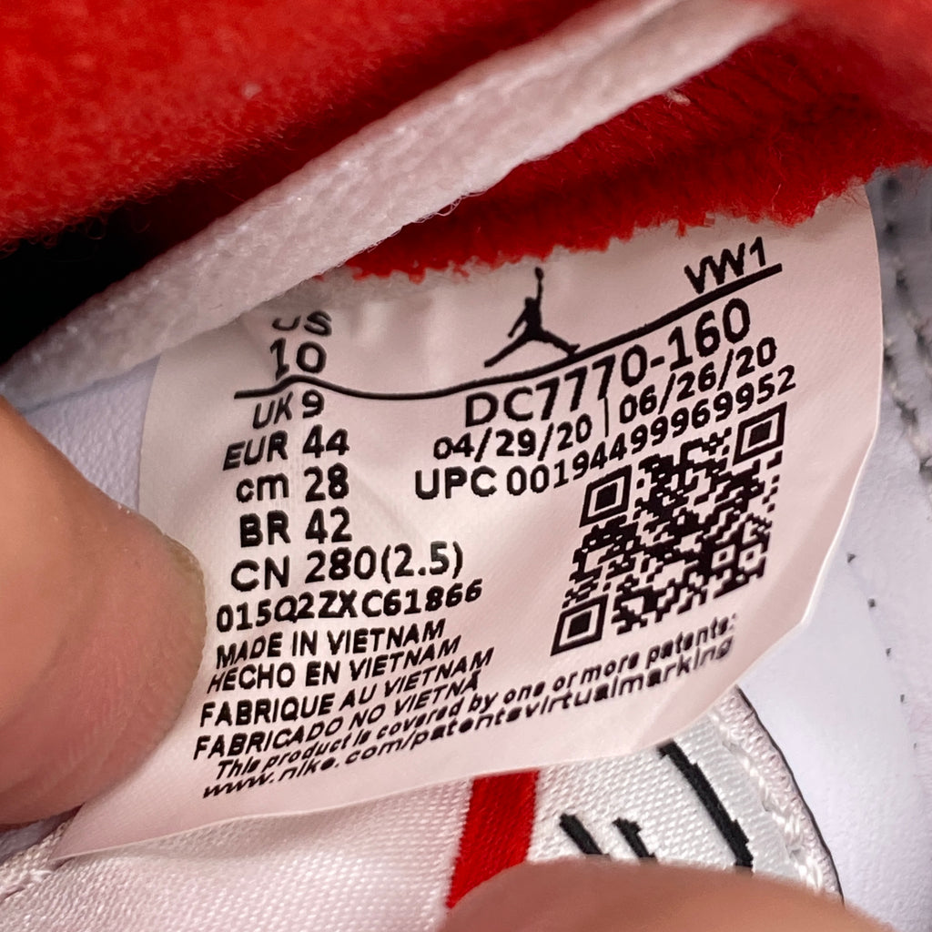 Air Jordan 4 Retro "Fire Red" 2020 New Size 10