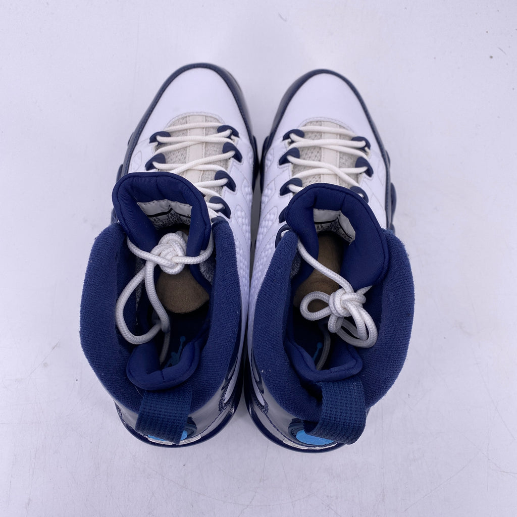 Air Jordan 9 Retro "Pearl Blue" 2019 Used Size 8.5