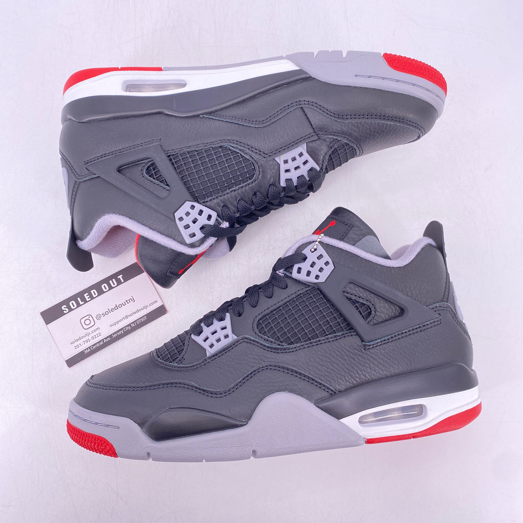 Air Jordan 4 Retro "Bred Reimagined" 2024 New Size 9