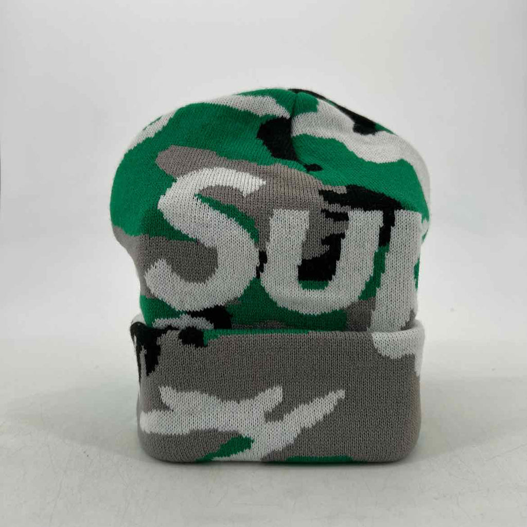 Supreme Beanie "GREEN CAMO" New Green Size OS